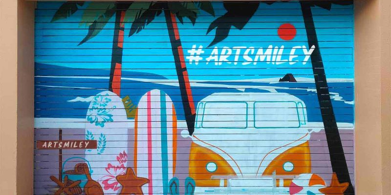 Beach Theme Wall Mural